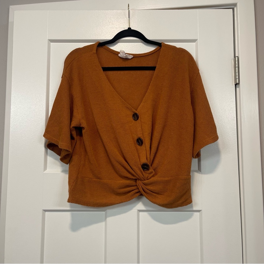 Button Knit Top